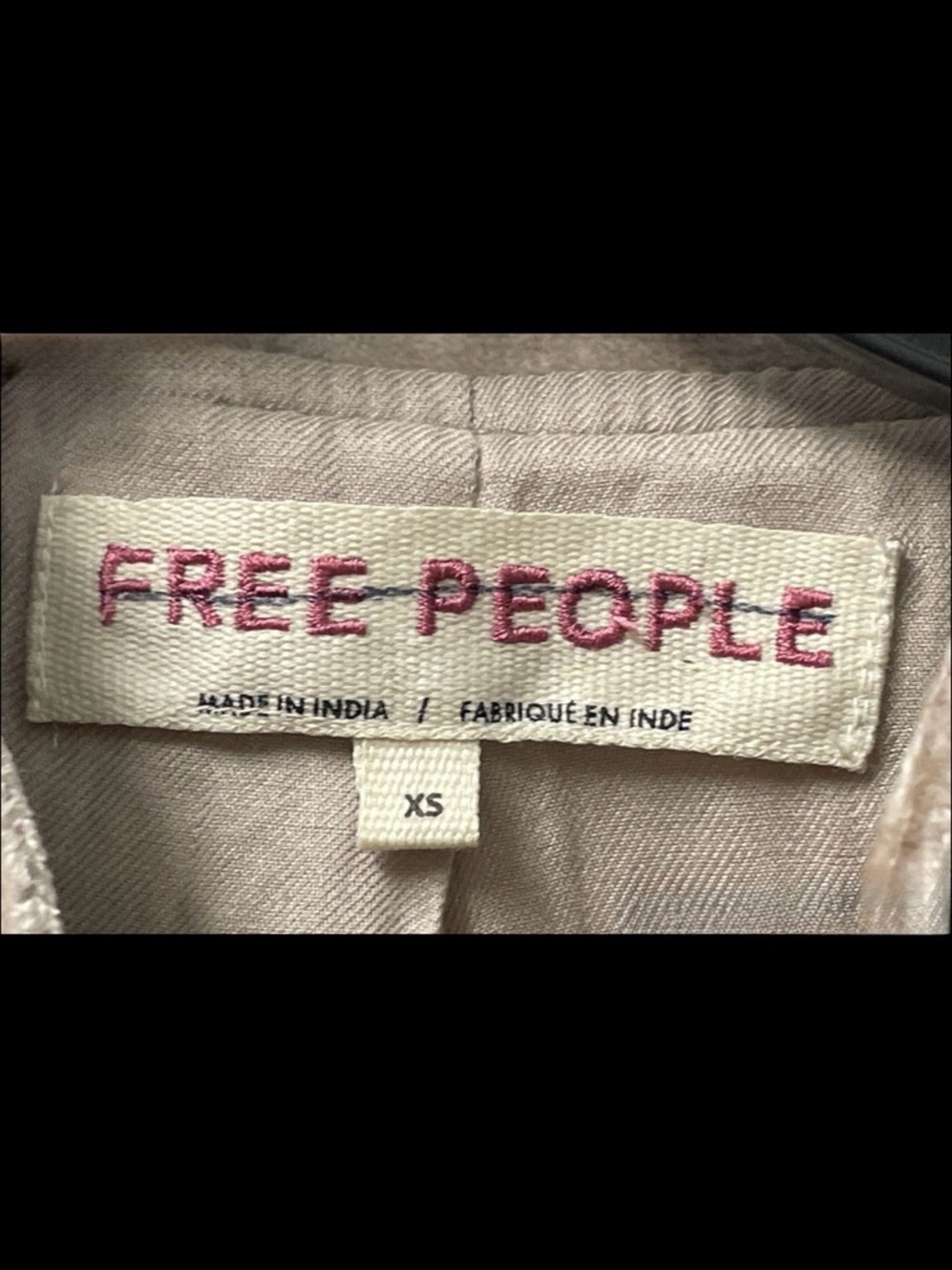 Free People Ballet Racer Jacket in Champagne Size XS - Picture 2 of 9